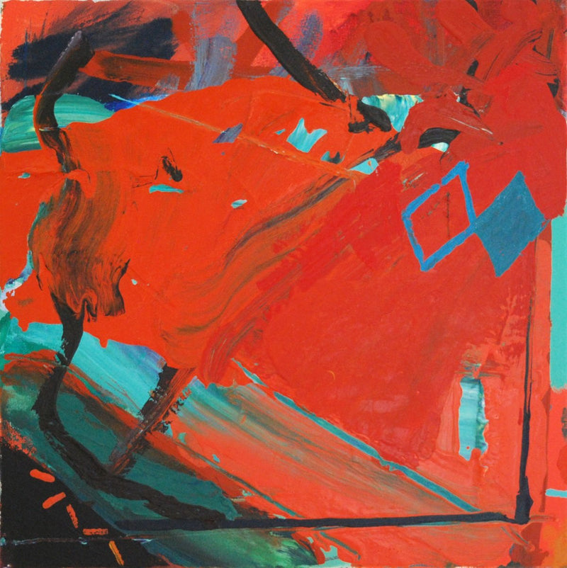 Port Isaac on Oil Canvas - 40 x 40cms